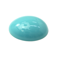 1.77 Ct. Cabochon Turquoise from Persia Video