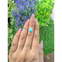 1.77 Ct. Cabochon Turquoise from Persia Life Style
