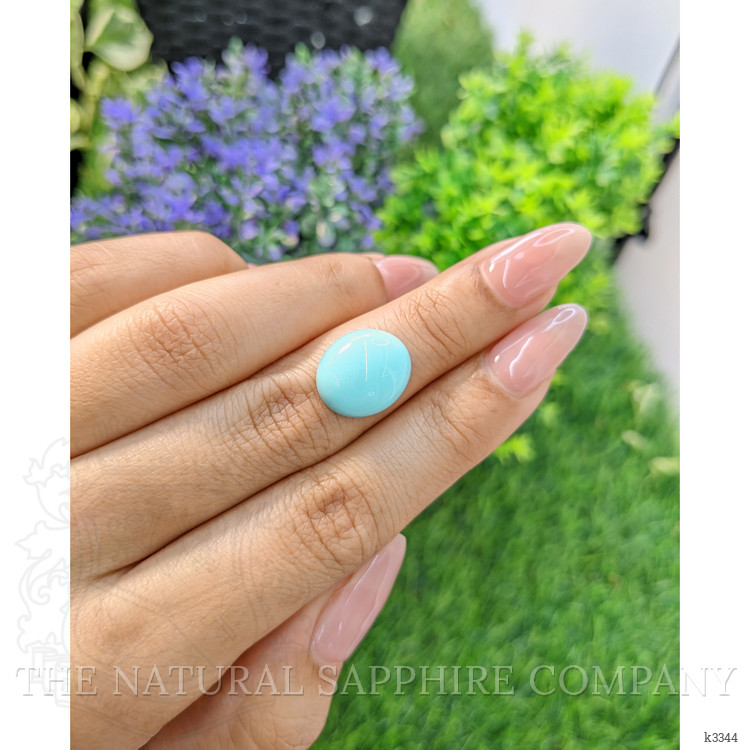 5.68 Ct. Cabochon Turquoise from Persia