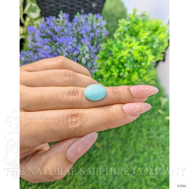5.68 Ct. Cabochon Turquoise from Persia