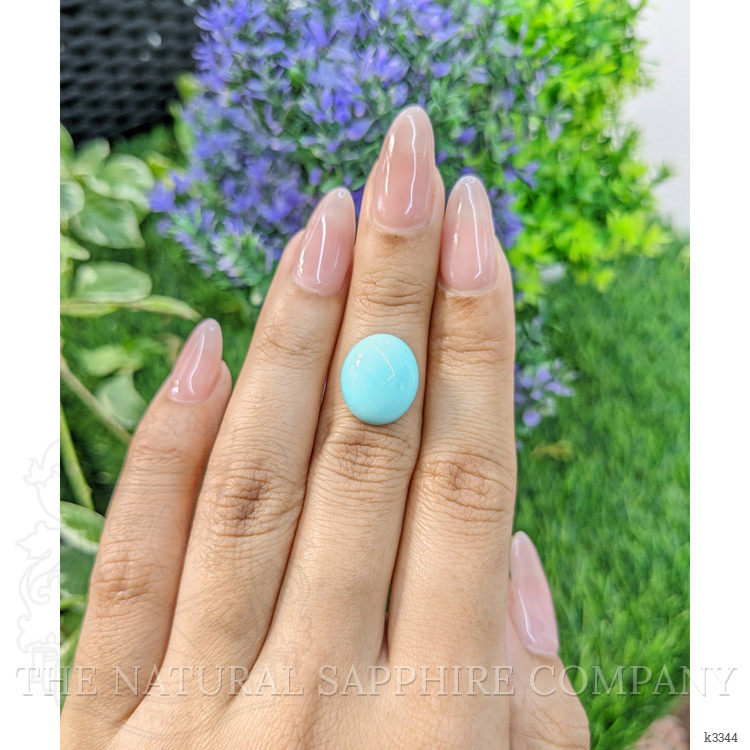 5.68 Ct. Cabochon Turquoise from Persia