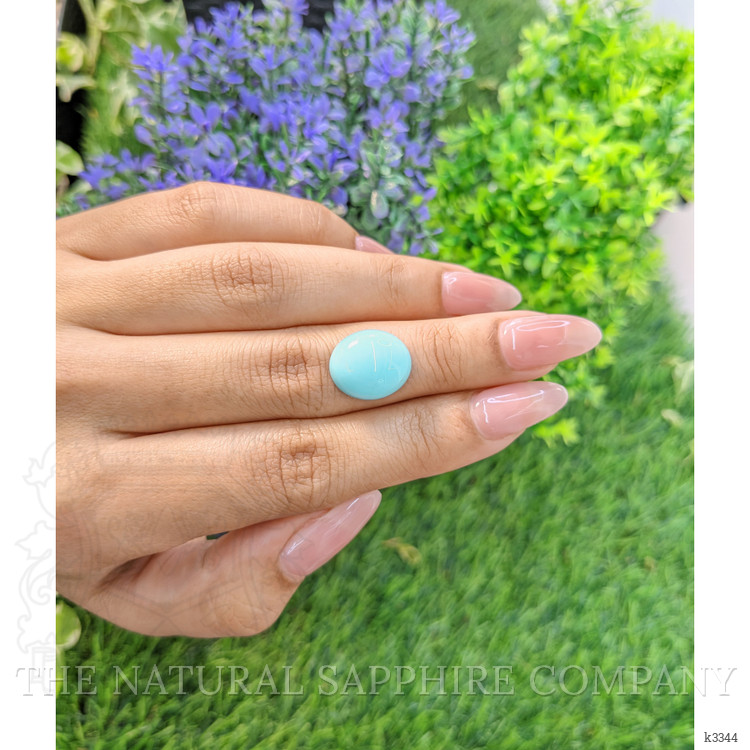 5.68 Ct. Cabochon Turquoise from Persia