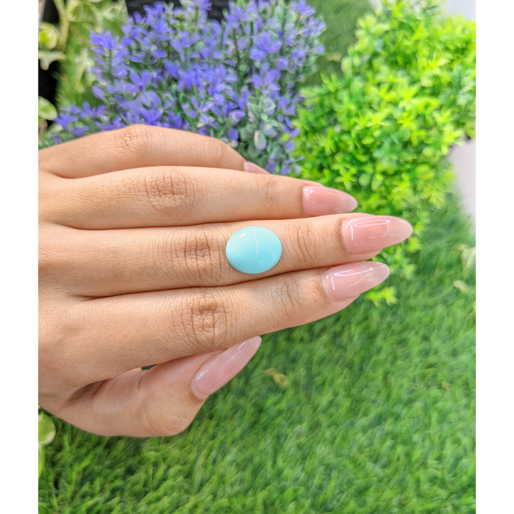 5.68 Ct. Cabochon Turquoise from Persia