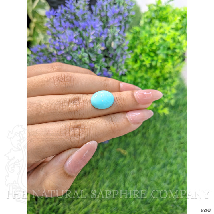 6.08 Ct. Cabochon Turquoise from Persia