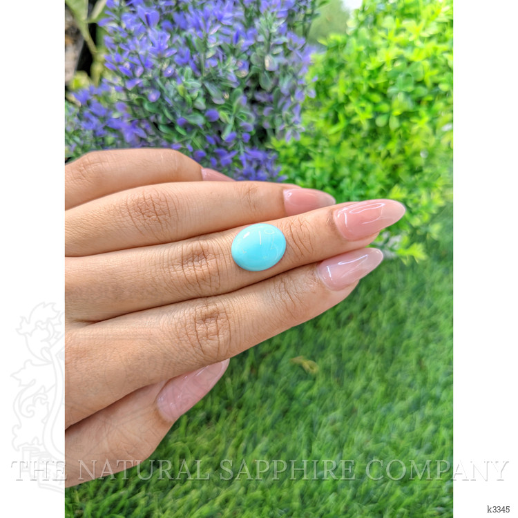 6.08 Ct. Cabochon Turquoise from Persia