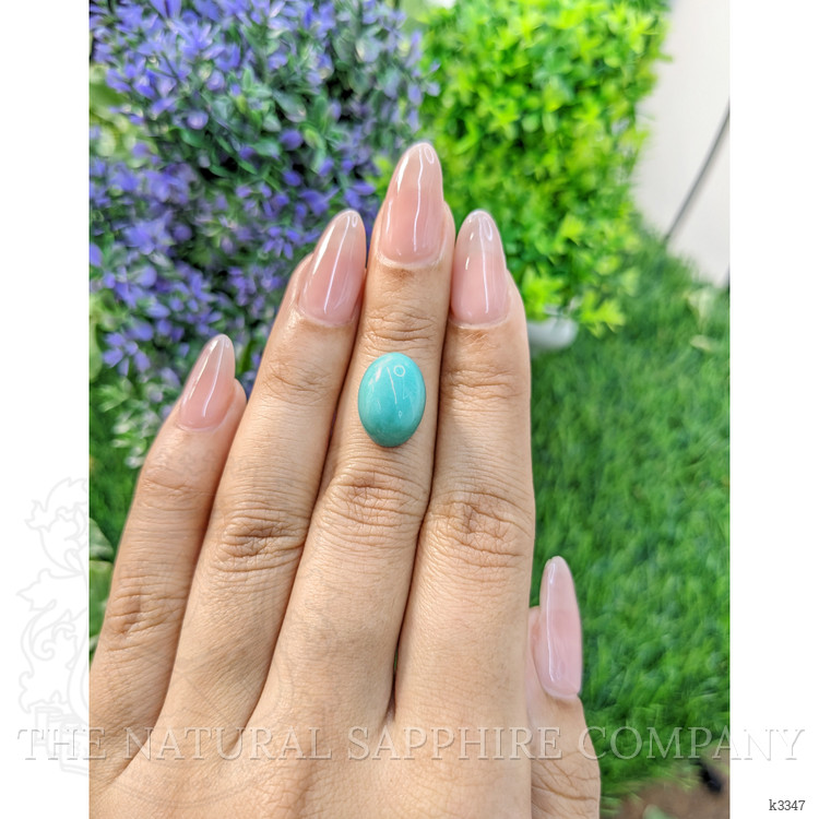 6.14 Ct. Cabochon Turquoise from Persia