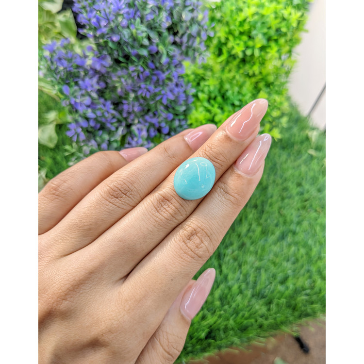 8.96 Ct. Cabochon Turquoise from Persia