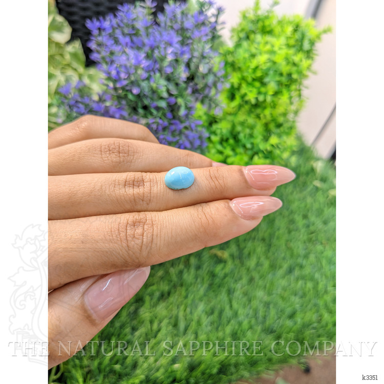 2.77 Ct. Cabochon Turquoise from Persia