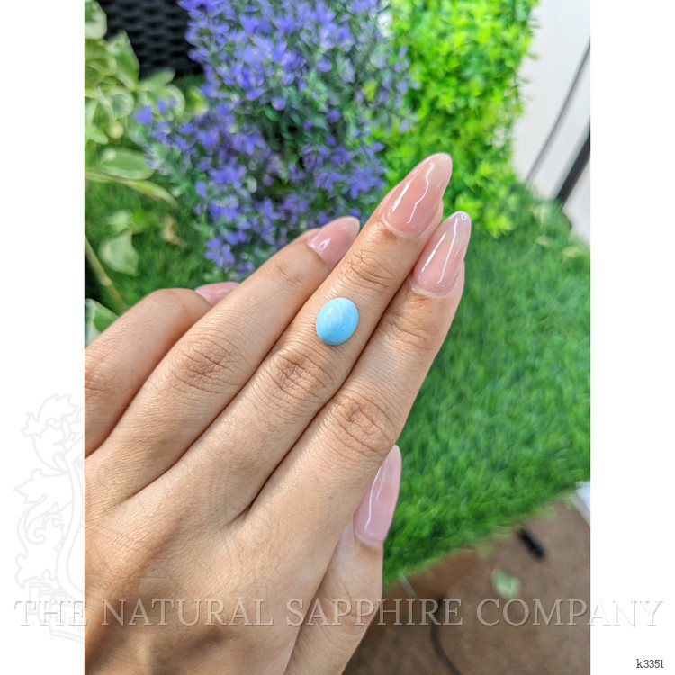 2.77 Ct. Cabochon Turquoise from Persia