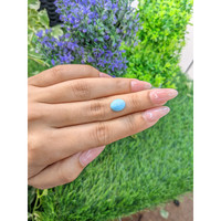 2.77 Ct. Cabochon Turquoise from Persia Life Style