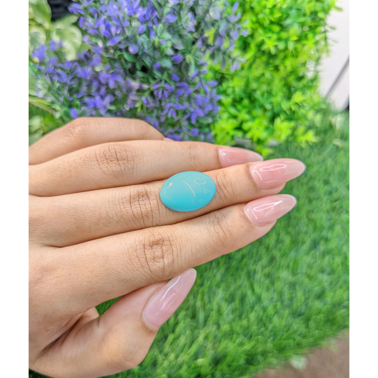9.36 Ct. Cabochon Turquoise from Persia