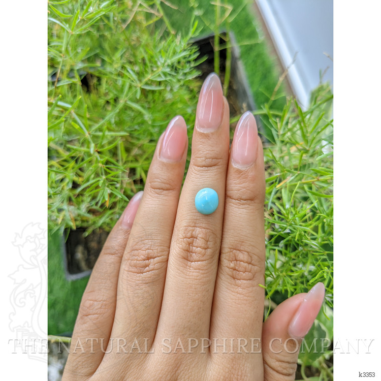 2.63 Ct. Cabochon Turquoise from Persia