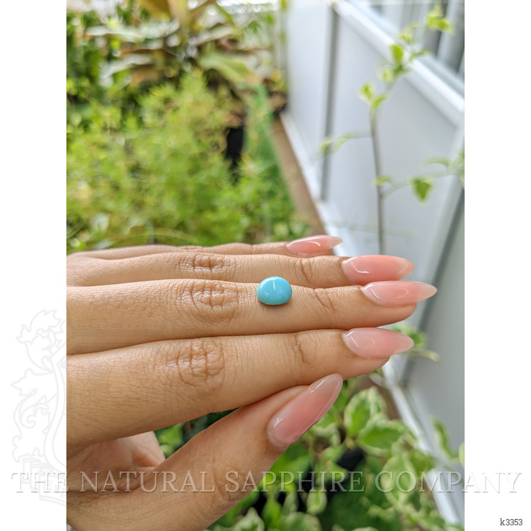 2.63 Ct. Cabochon Turquoise from Persia