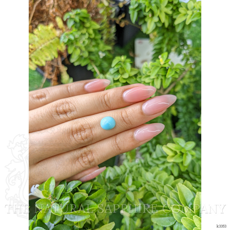 2.63 Ct. Cabochon Turquoise from Persia