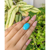 13.35 Ct. Cabochon Turquoise from United States Life Style