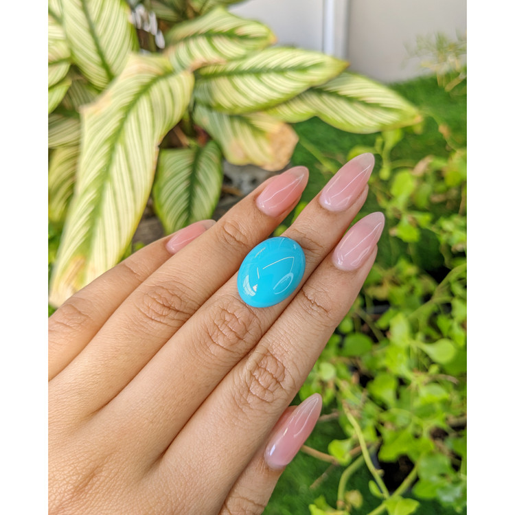 13.35 Ct. Cabochon Turquoise from United States