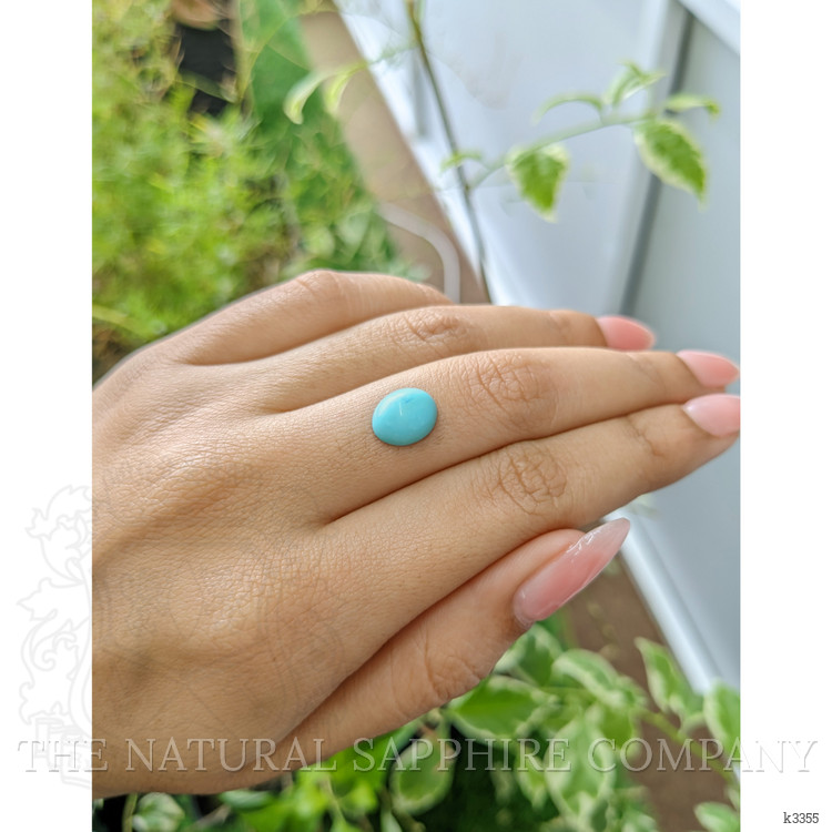 2.73 Ct. Cabochon Turquoise from Persia