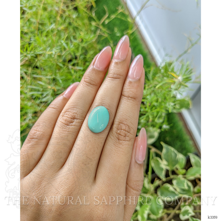 6.83 Ct. Cabochon Turquoise from Persia