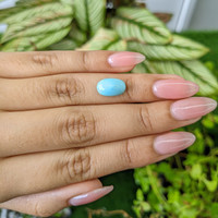 3.11 Ct. Cabochon Turquoise from Persia Life Style
