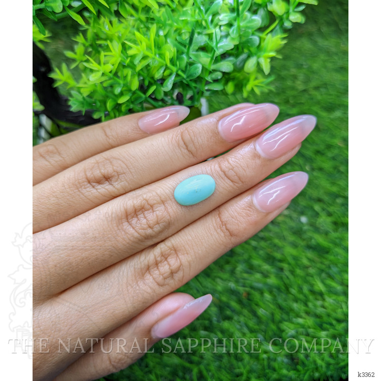 3.11 Ct. Cabochon Turquoise from Persia