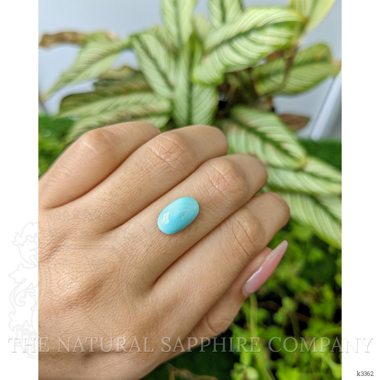 3.11 Ct. Cabochon Turquoise from Persia