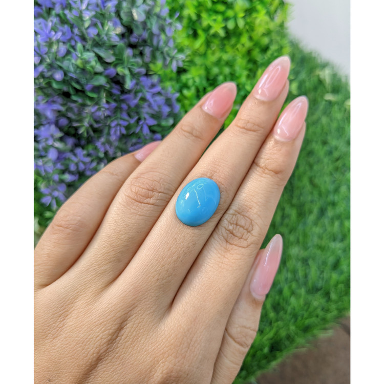 7.47 Ct. Cabochon Turquoise from Persia