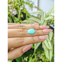4.57 Ct. Cabochon Turquoise from Persia Life Style