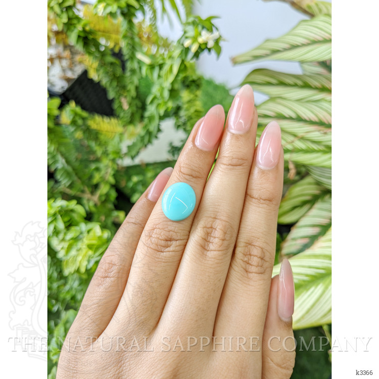 4.57 Ct. Cabochon Turquoise from Persia