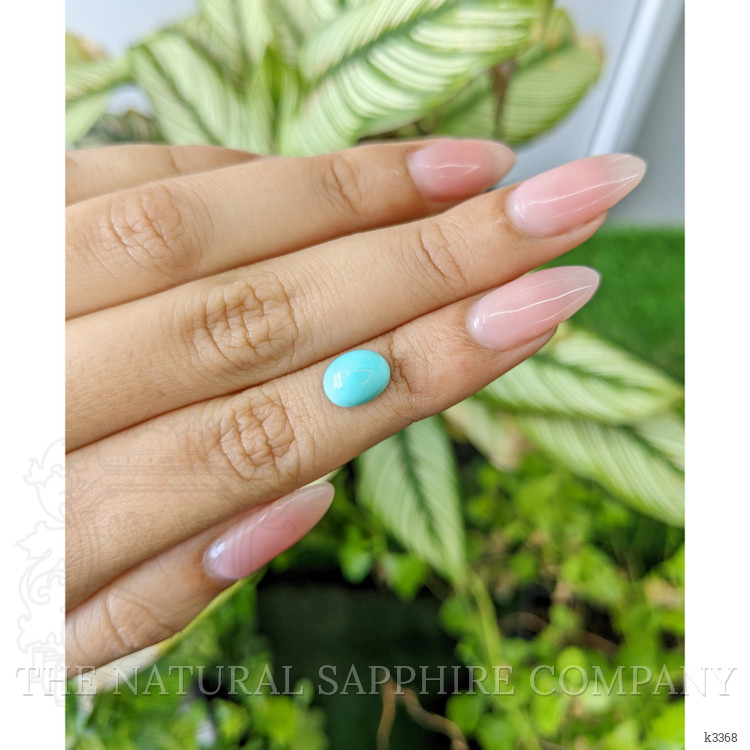 2.18 Ct. Cabochon Turquoise from Persia