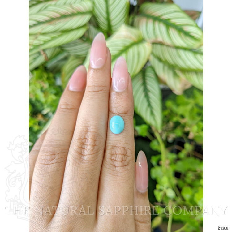 2.18 Ct. Cabochon Turquoise from Persia