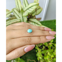 2.18 Ct. Cabochon Turquoise from Persia Life Style