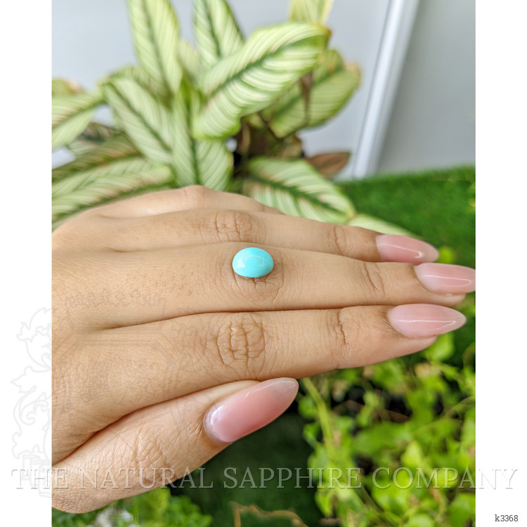 2.18 Ct. Cabochon Turquoise from Persia