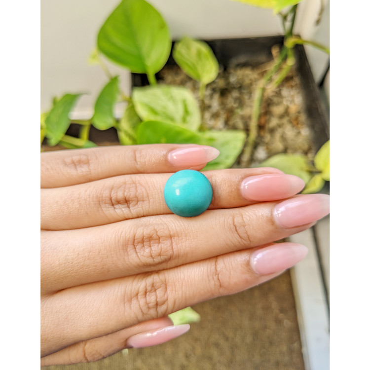 10.13 Ct. Cabochon Turquoise from Persia