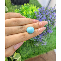 15.21 Ct. Cabochon Turquoise from Persia Life Style