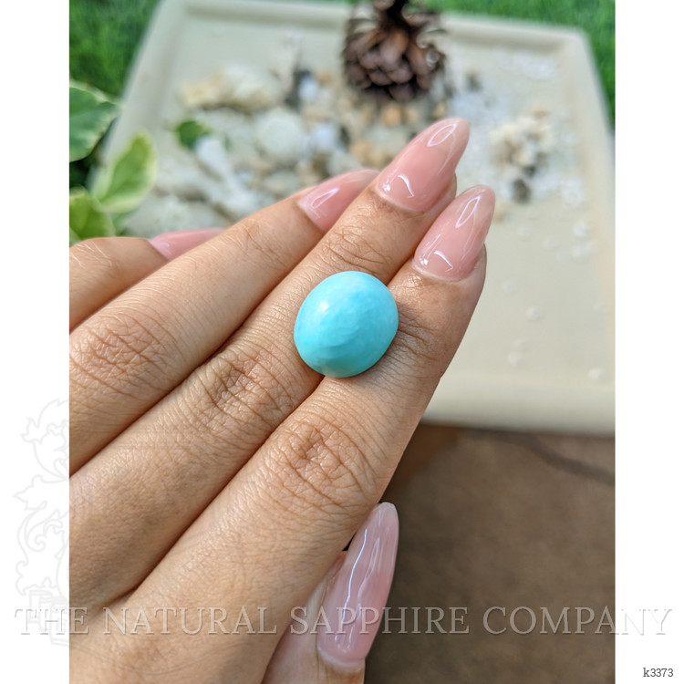 15.21 Ct. Cabochon Turquoise from Persia