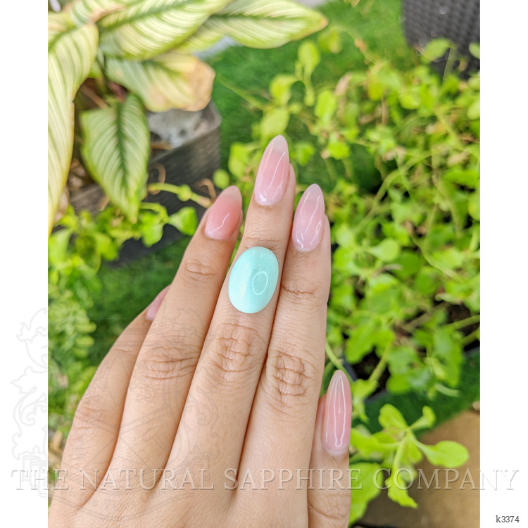 11.08 Ct. Cabochon Turquoise from Persia