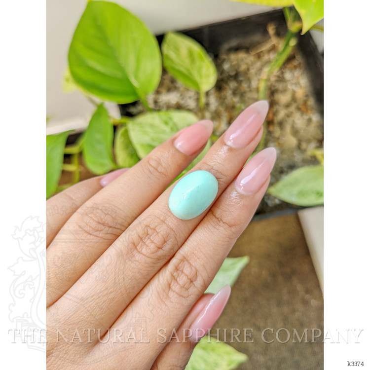 11.08 Ct. Cabochon Turquoise from Persia