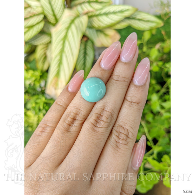 9.91 Ct. Cabochon Turquoise from Persia