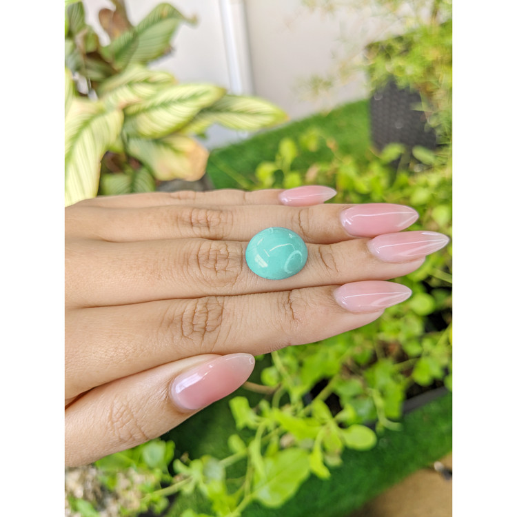 9.91 Ct. Cabochon Turquoise from Persia