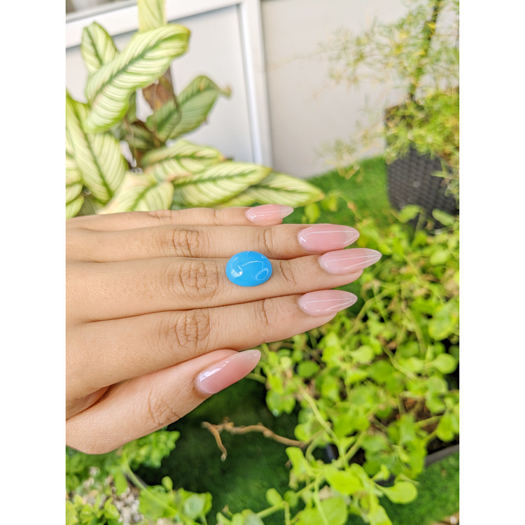 6.61 Ct. Cabochon Turquoise from United States