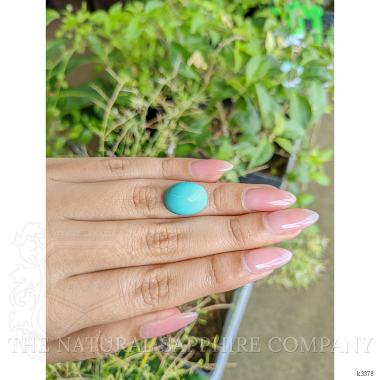 10.17 Ct. Cabochon Turquoise from Persia