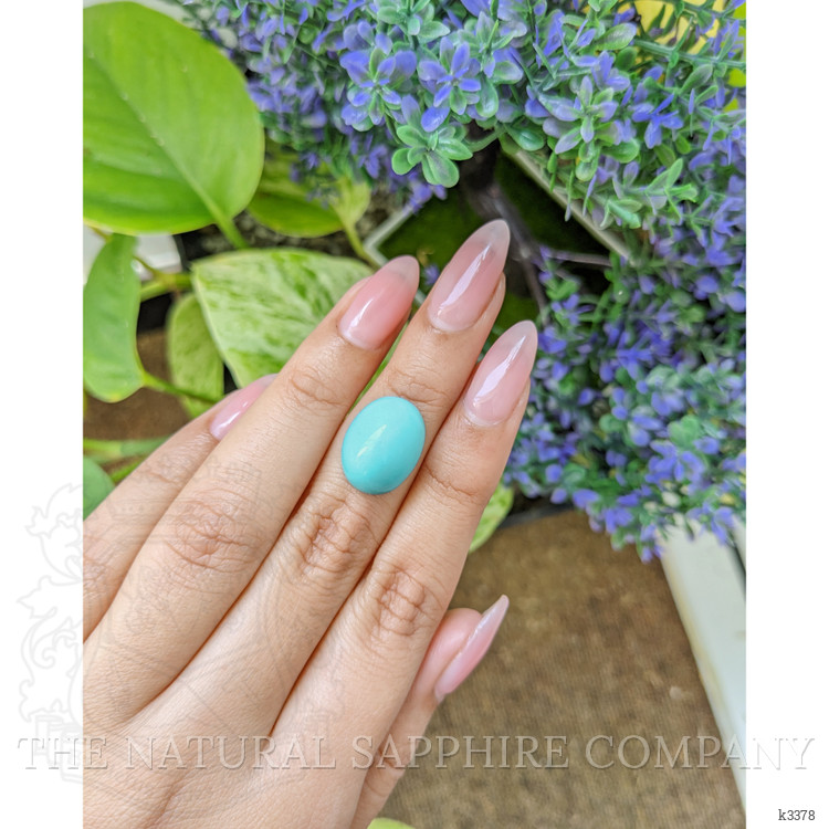 10.17 Ct. Cabochon Turquoise from Persia