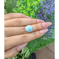 8.19 Ct. Cabochon Turquoise from Persia Life Style