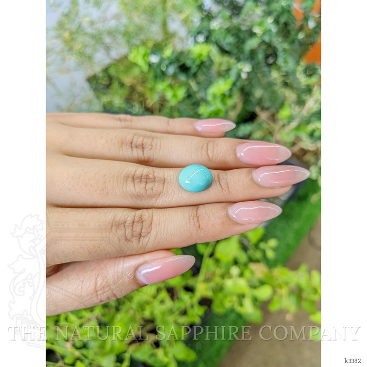 4.66 Ct. Cabochon Turquoise from Persia