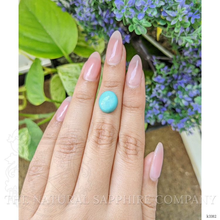 4.66 Ct. Cabochon Turquoise from Persia