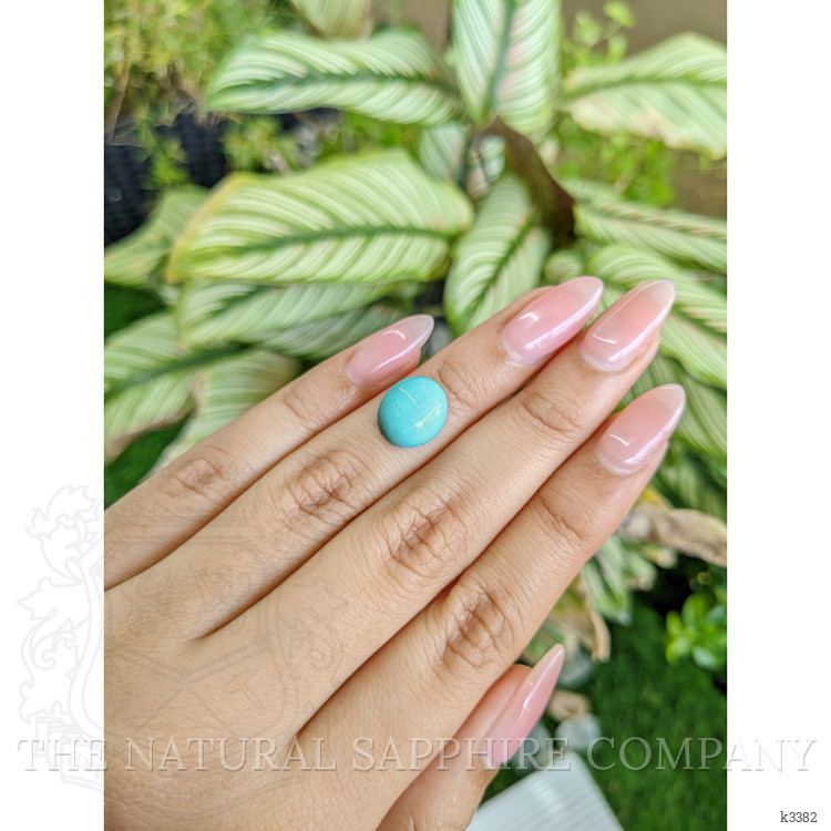 4.66 Ct. Cabochon Turquoise from Persia