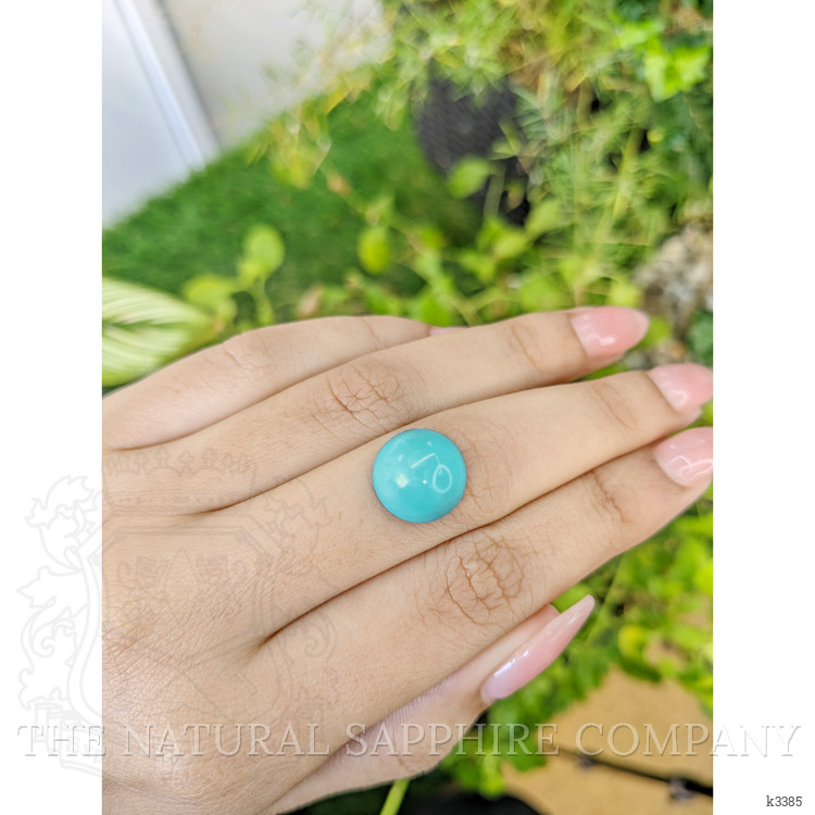 7.54 Ct. Cabochon Turquoise from Persia