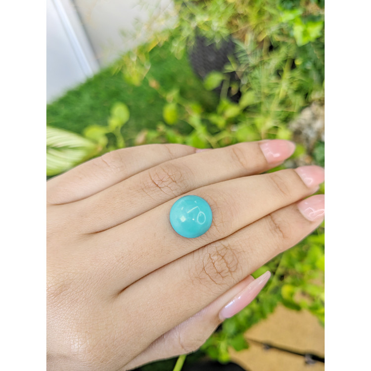 7.54 Ct. Cabochon Turquoise from Persia