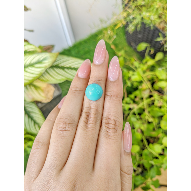 7.54 Ct. Cabochon Turquoise from Persia