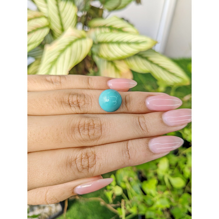 7.54 Ct. Cabochon Turquoise from Persia